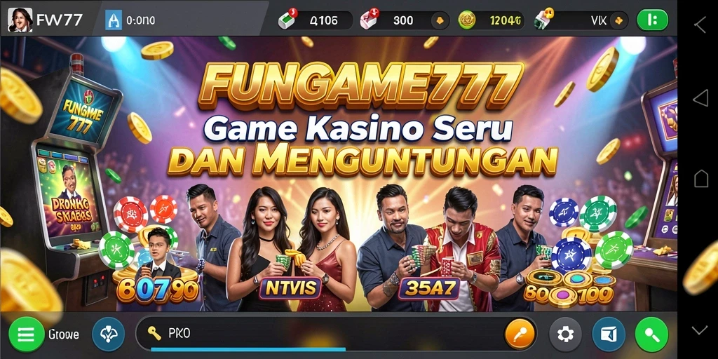 Tampilan menarik dan gameplay seru di FUNGAME777.