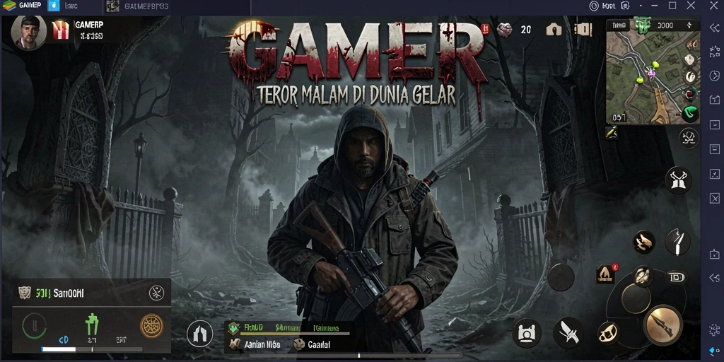 Screenshot GAMERP menampilkan momen mencekam dalam gameplay.