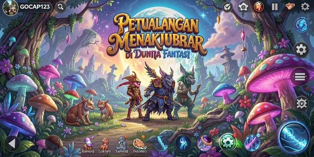 Tangkapan layar GOCAP123 menampilkan aksi mendebarkan di dunia petualangan.
