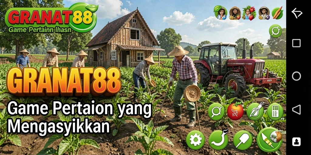 Tampilan gameplay GRANAT88 yang seru dan mengasyikkan dalam bertani.