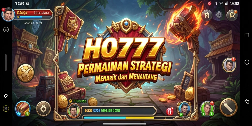 Tampilan action gameplay mendebarkan di HO777 dengan strategi yang intens.