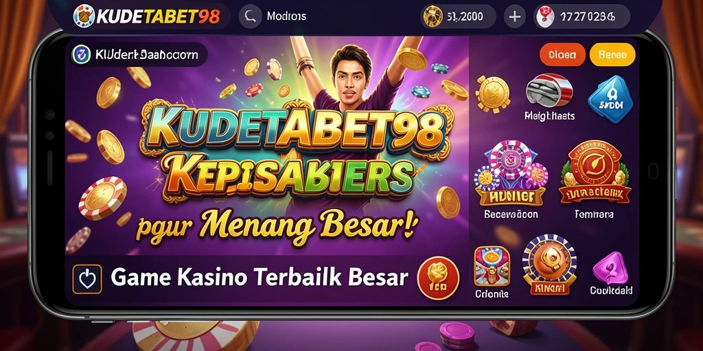 Tampilan gameplay mendebarkan dari KUDETABET98 dengan berbagai permainan Kasino.