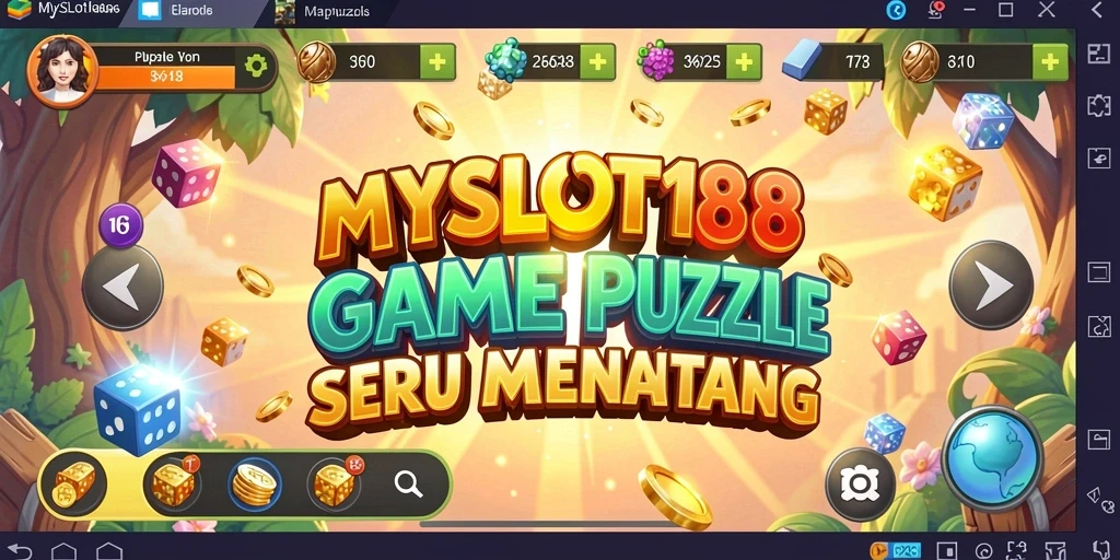 Tampilan gameplay MYSLOT188 dengan berbagai puzzle menarik.