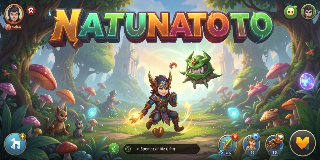 Tangkapan layar gameplay <strong>NATUNATOTO</strong> menunjukkan petualangan yang seru dan penuh tantangan.