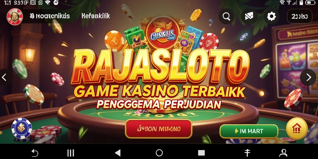 Tampilan gameplay seru dalam RAJASLOTO dengan grafik yang menarik.