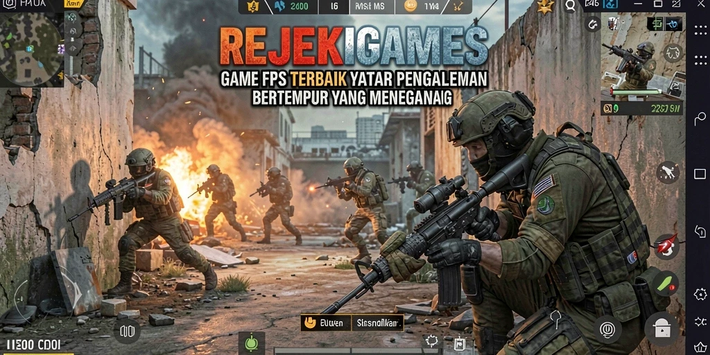Tampilan menarik dari gameplay <strong>REJEKIGAMES</strong> saat pertempuran berlangsung.