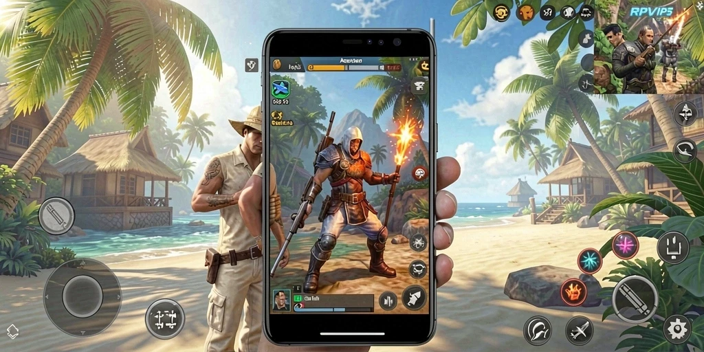 Skrinsut utama RPVIP5 menampilkan gameplay Simulation yang mendebarkan.