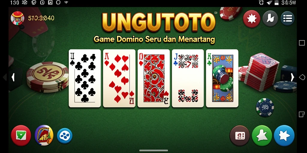 Tampilan menarik dari gameplay UNGUTOTO yang penuh aksi.
