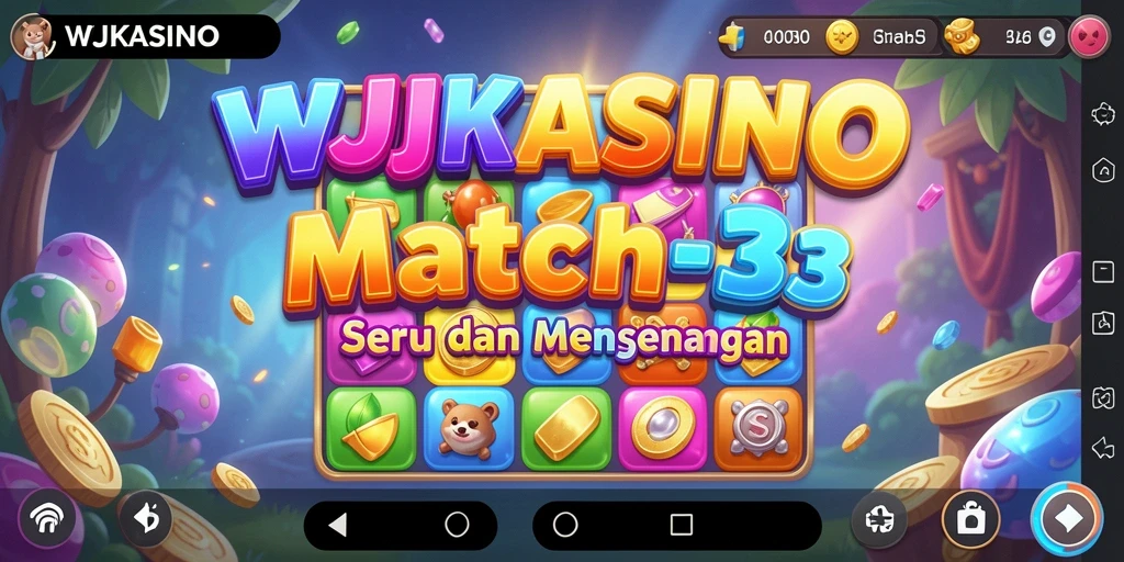 Tampilan gameplay seru dari WJKASINO permainan Match-3.