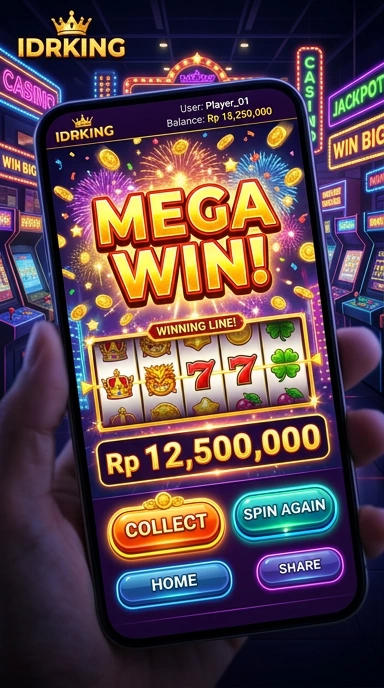 Tampilan aplikasi idrking di layar utama ponsel.